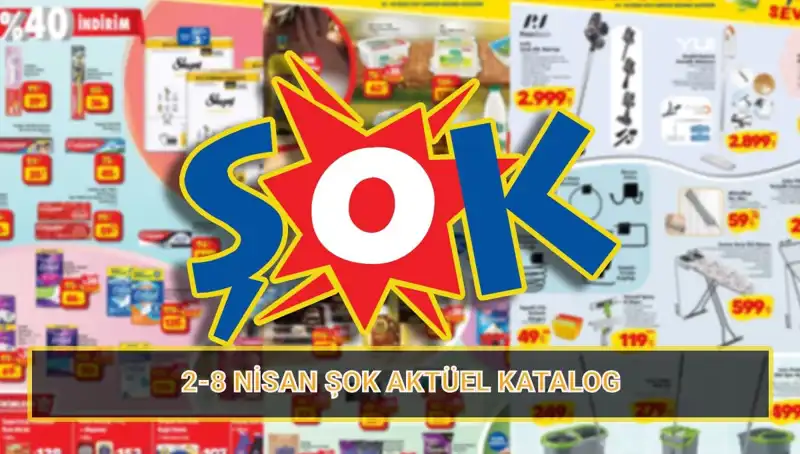 Temizlikte Yenilik Arayanlar için ŞOK 2-8 Nisan Kataloğu Yayınlandı!
