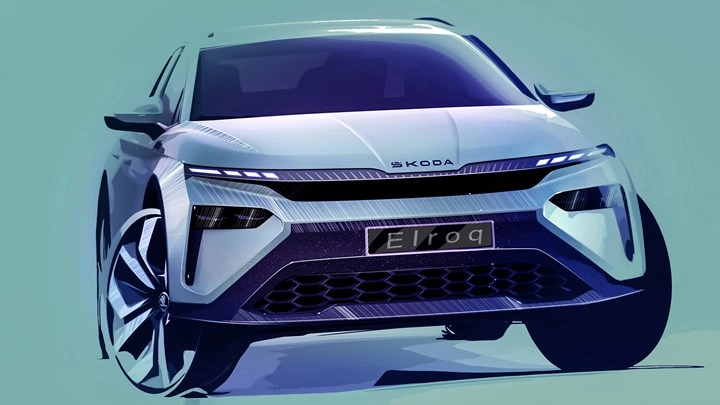Yeni Skoda Elroq'un Çizim Görselleri Yayınlandı