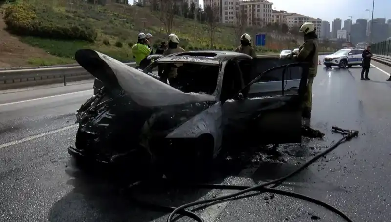 Alev Alev Yanan Otomobil, Küllere Karıştı: Ayrıntılar ve Gözlemci Tanıklıkları