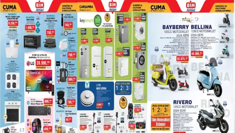 BİM’de Şaşırtan İndirimler: 4-7 Mart Aktüel Ürünler Kataloğu Açıklandı!