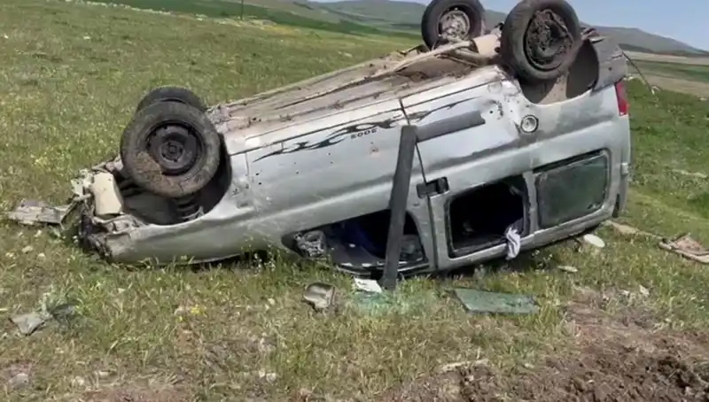 Konya'da Otomobil Takla Attı: Feci Kazada İki Kişi Yaralandı