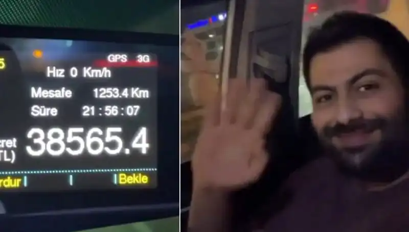 Taksimetre 22 Saat Sürekli Açık Kaldı: Şehir Şehir Yolculuk Destanı
